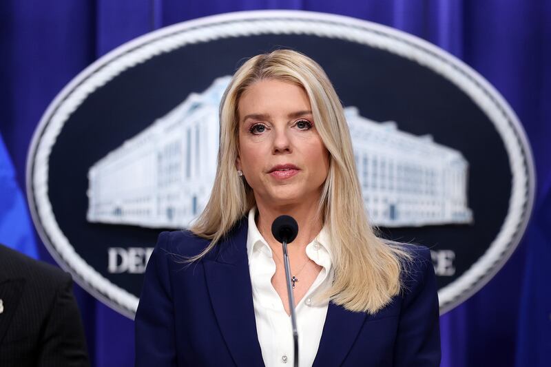Attorney General Pam Bondi was left stammering when pressed on President Donald Trump's claim that she insisted Tulsi Gabbard attend the Fulton County raid where 2020 ballots were seized.
