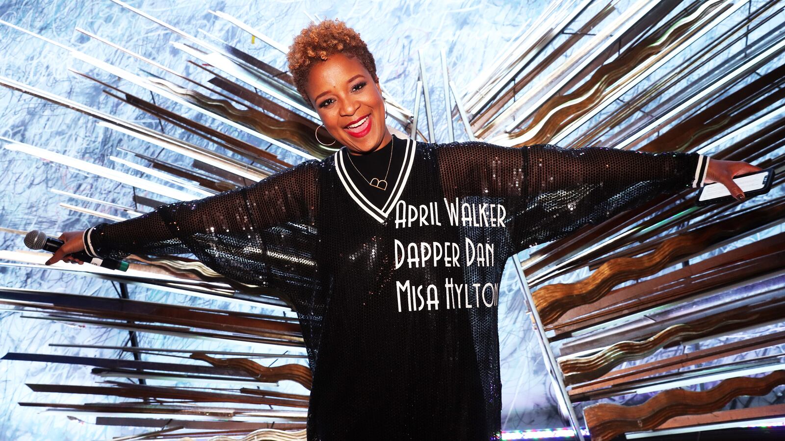 Harlem’s Fashion Row Founder and President Brandice Daniel attends Harlem’s Fashion Row’s prelude to New York Fashion Week on Feb. 5, 2020 ay Sony Hall, New York City.