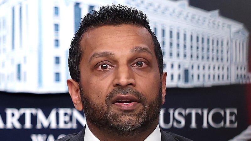 WASHINGTON, DC - FEBRUARY 06: Federal Bureau of Investigation (FBI) Director Kash Patel delivers remarks on an arrest connected to the 2012 U.S. Embassy attack in Benghazi, at the Department of Justice on February 6, 2026 in Washington, DC. Justice Department officials announced that the FBI has arrested Zubayr al-Bakoush, a suspect in 2012 attack on the U.S. Embassy in Benghazi, Libya. (Photo by Kevin Dietsch/Getty Images)