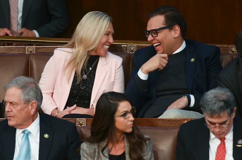 George Santos and Marjorie Taylor Greene