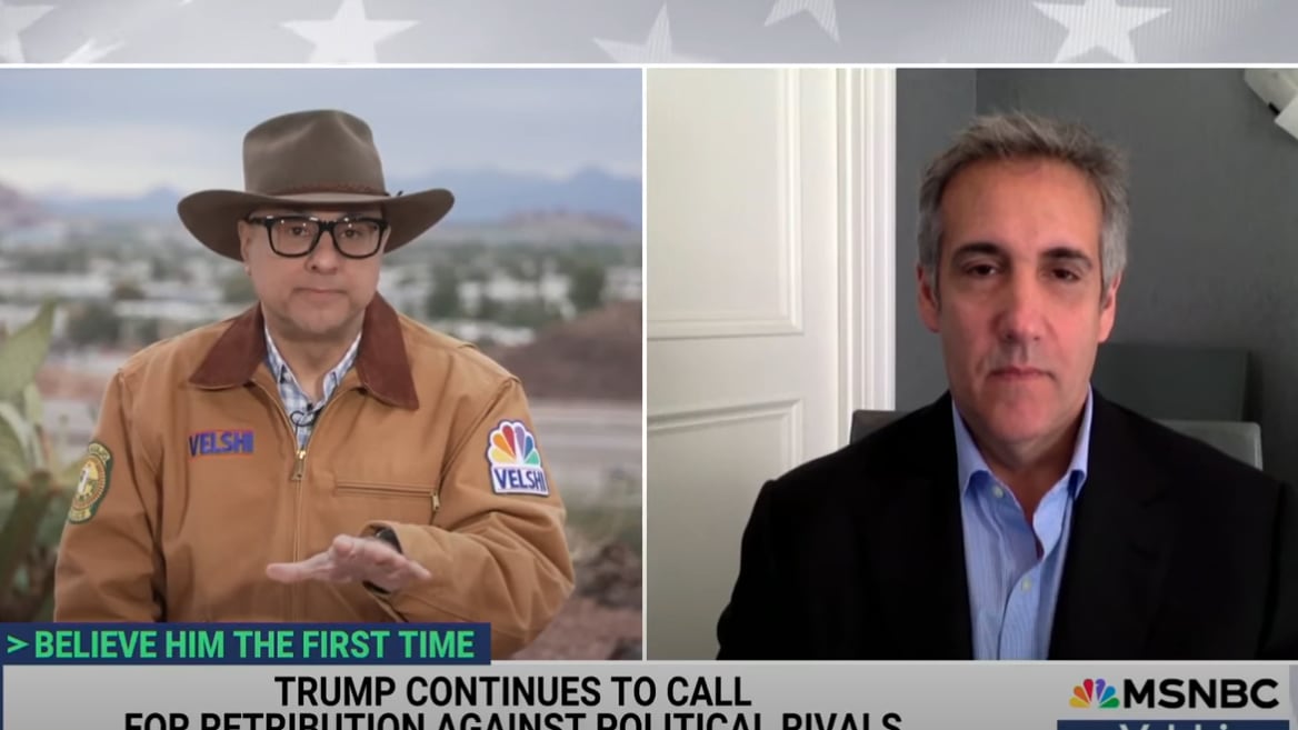 Donald Trump’s former personal attorney warned Americans that the Republican candidate “intends” to jail critics