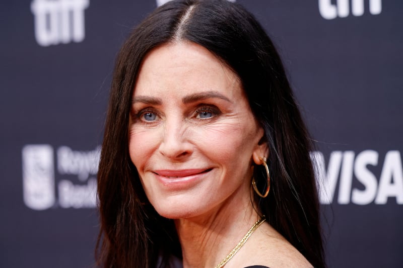 Courteney Cox attends the red carpet for "Evil Genius" at the Toronto International Film Festival (TIFF) in Toronto, Ontario, Canada, September 12, 2026. REUTERS/Carlos Osorio