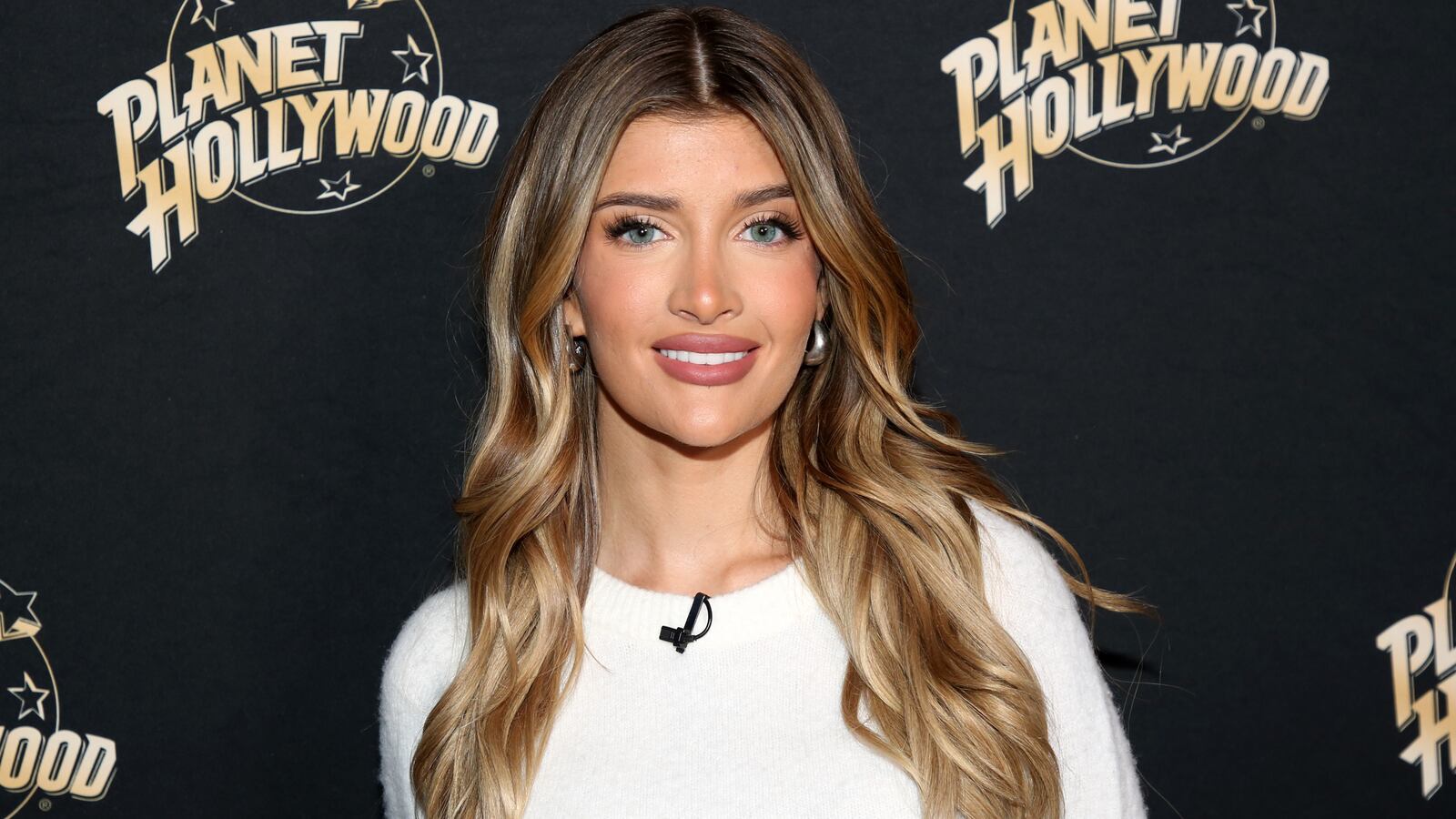 Sami Sheen poses as she promotes her new show "Denise Richards and Her Wild Things" at Planet Hollywood Times Square on February 26, 2025 in New York City.