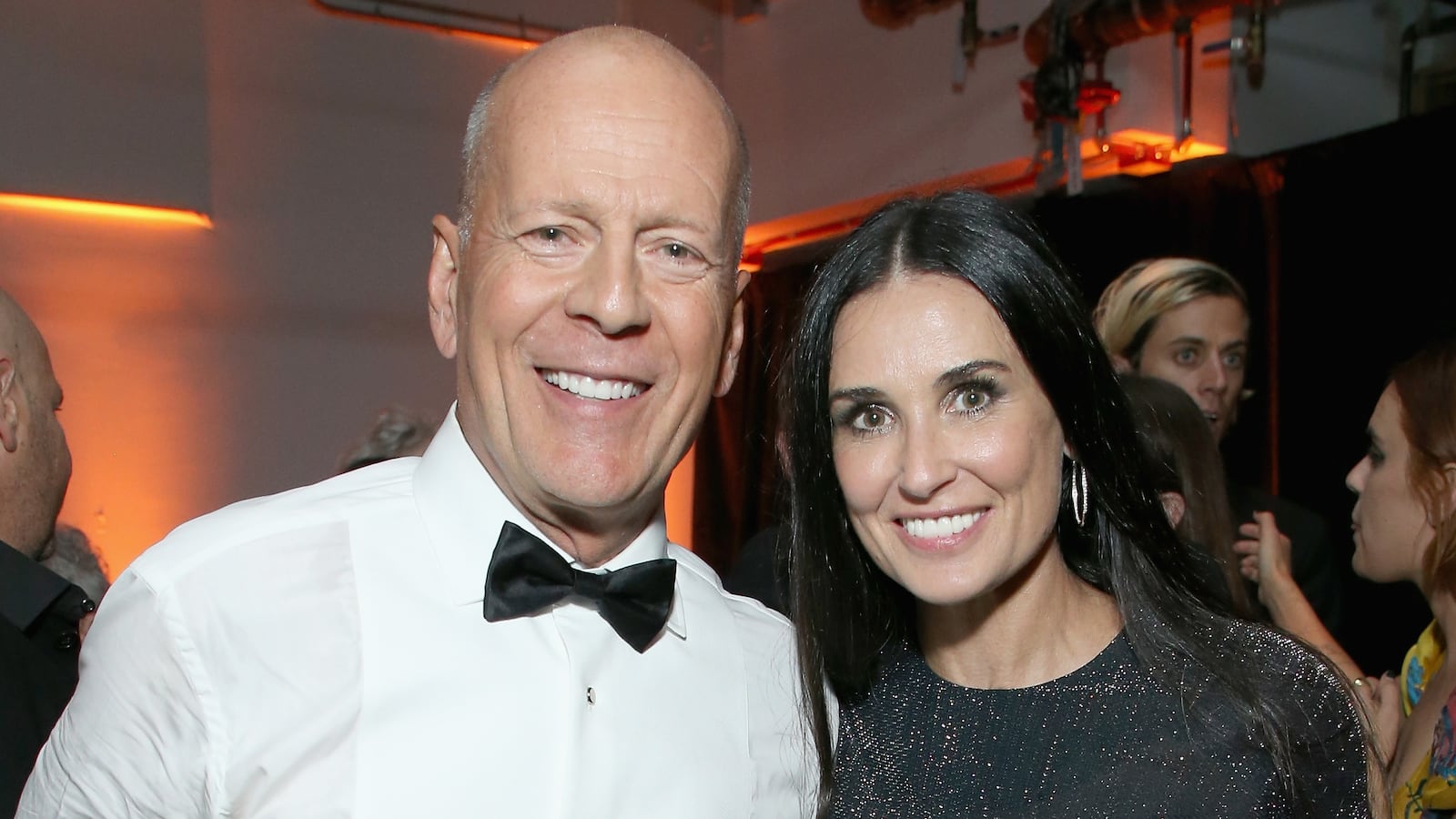 LOS ANGELES, CA - JULY 14: Bruce Willis and Demi Moore attend the after party for the Comedy Central Roast of Bruce Willis at NeueHouse on July 14, 2018 in Los Angeles, California. (Photo by Phil Faraone/VMN18/Getty Images For Comedy Central)