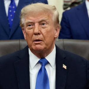 President Donald Trump speaks during a meeting with travel executives in the Oval Office at the White House in Washington, D.C., U.S., September 2, 2026.