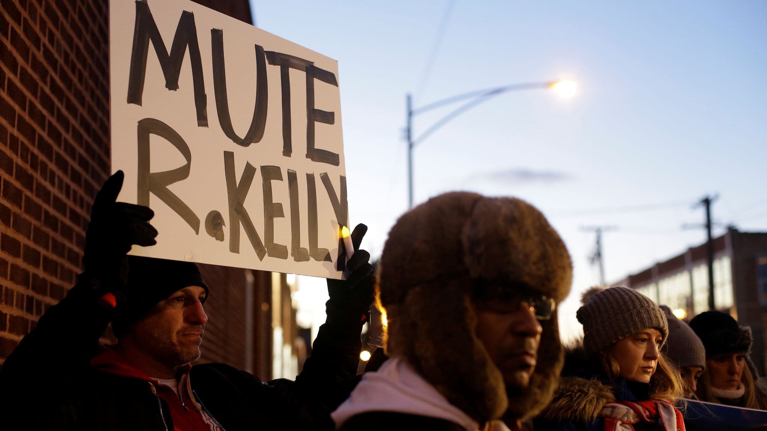 Protesters Demand RCA Records Drop R. Kelly at Rally Outside Sony HQ