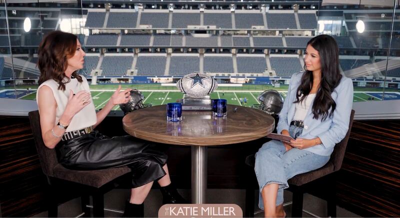 Katie Miller interviews Dallas Cowboys Co-Owner Charlotte Jones.