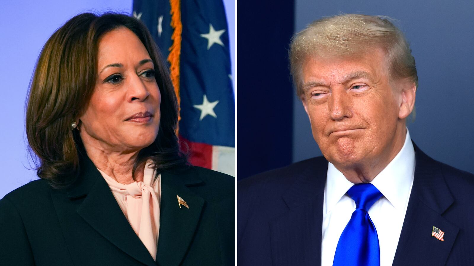 Kamala Harris and Donald Trump
