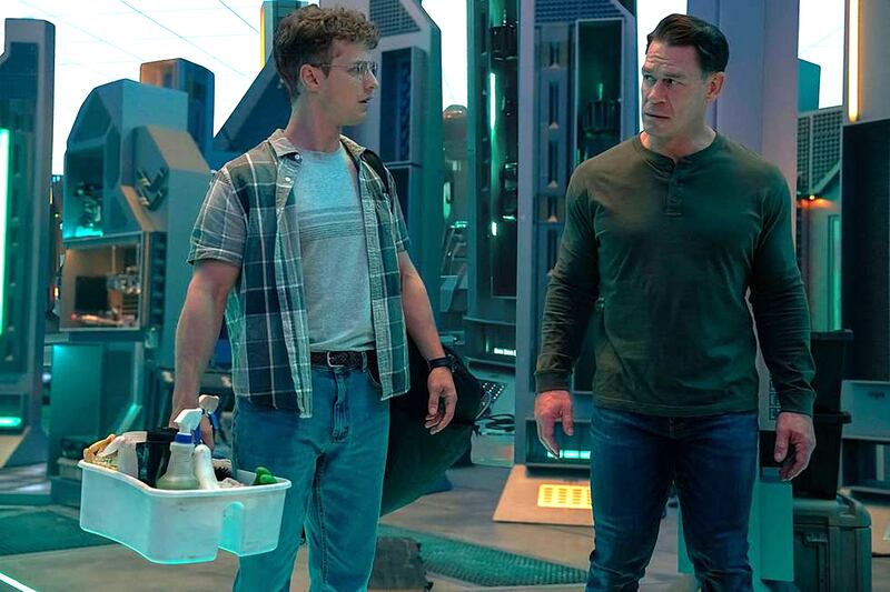 Freddie Stroma and John Cena.