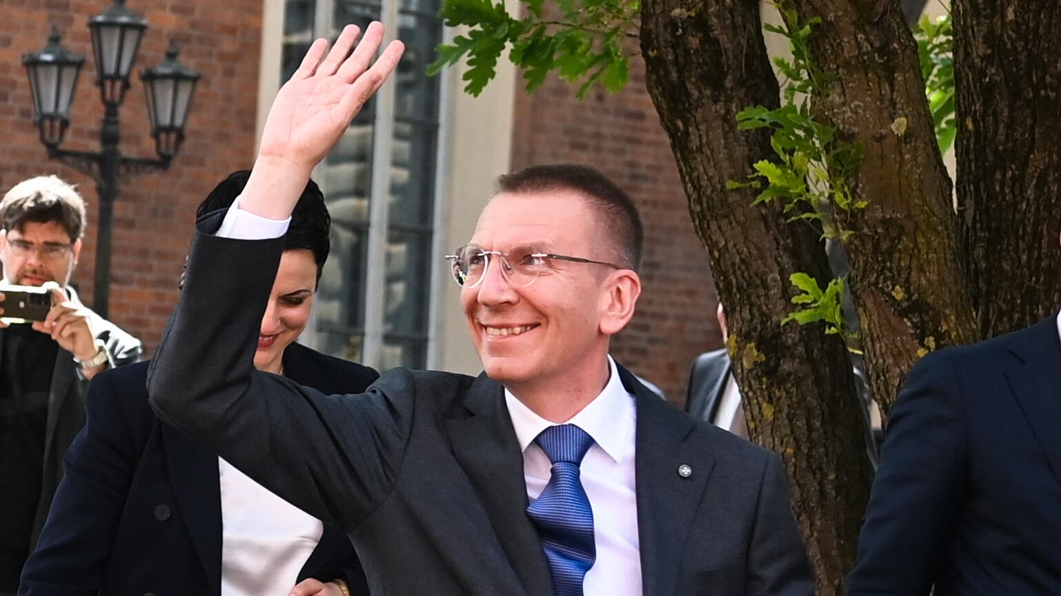 President of Latvia Edgars Rinkevics