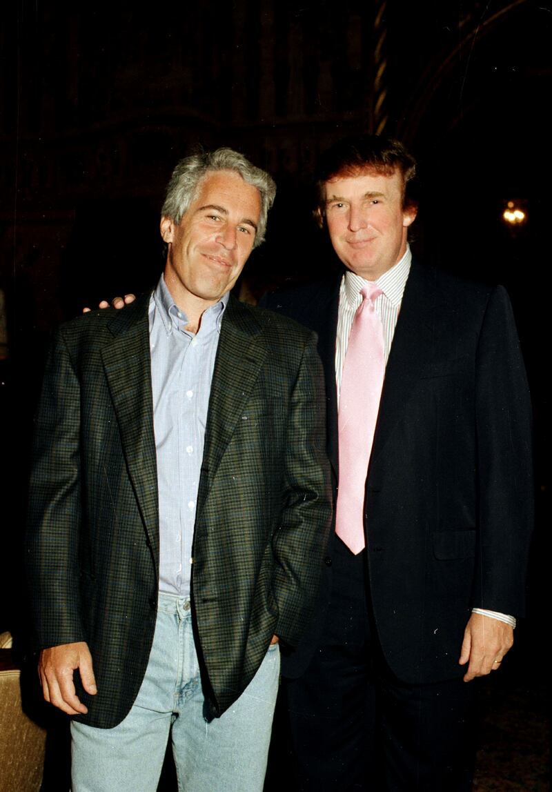 Jeffrey Epstein and Donald Trump