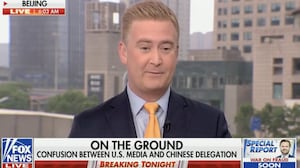 Fox News reporter Peter Doocy in China.