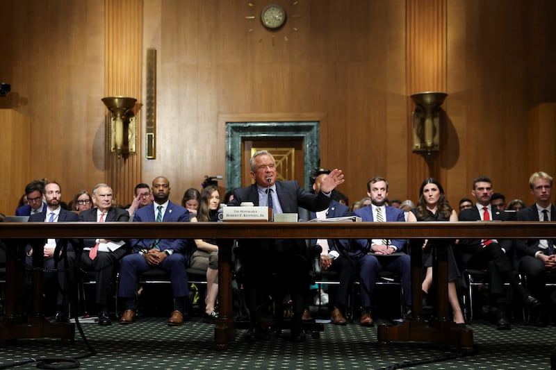 U.S. Health and Human Services Secretary Robert F. Kennedy Jr., testifies before a Senate Finance Committee hearing on President Donald Trump's 2026 health care agenda, on Capitol Hill in Washington, D.C., U.S., September 4, 2025. REUTERS/Jonathan Ernst