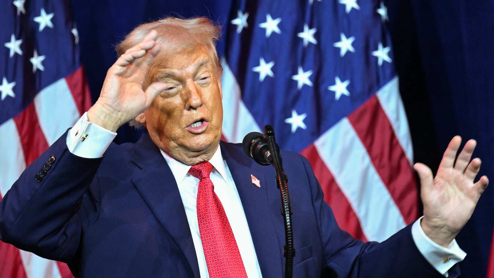 President Donald Trump, pictured January 6, raged at the GOP senators who backed a war powers resolution to restrict his use of the military in Venezuela without congressional approval.