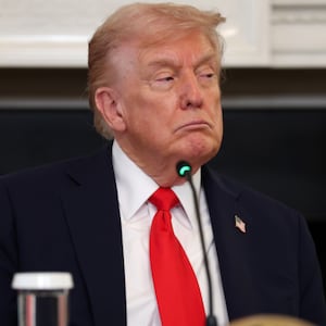 Trump's Truth Social post, Donald Trump, and Machado and Gonzalez