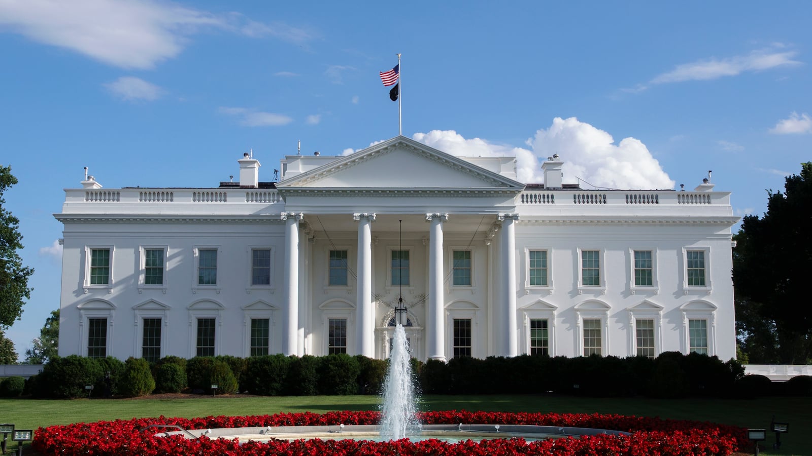 The White House is seen on June 7, 2025 in Washington, D.C.