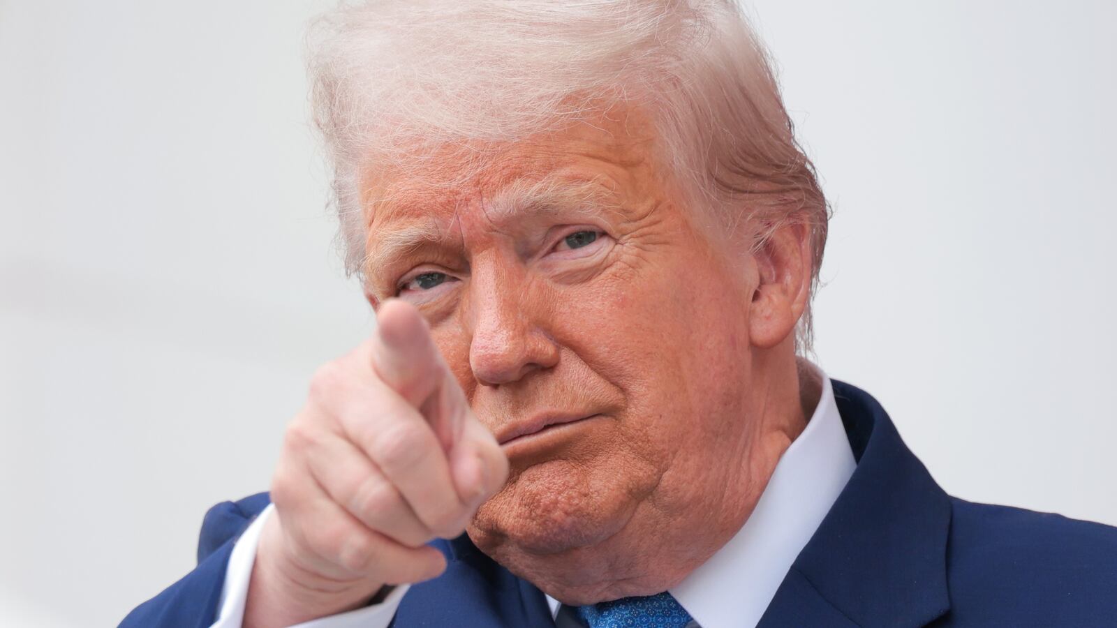 ARLINGTON, VIRGINIA - MAY 26: U.S. President Donald Trump speaks during the Memorial Day wreath-laying ceremony at the Memorial Amphitheater in Arlington National Cemetery on May 26, 2025 in Arlington, Virginia. Memorial Day is observed on the last Monday in May each year to honor and mourn U.S. military personnel who died while serving in the United States Armed Forces. (Photo by Kayla Bartkowski/Getty Images)