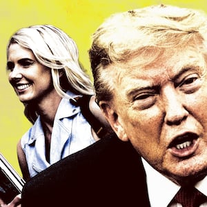 Donald Trump and Natalie Harp