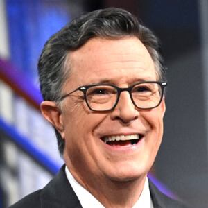 The Late Show with Stephen Colbert, Colbert laughing