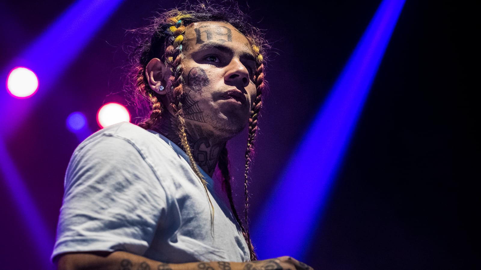 Tekashi 6ix9ine performs in concert at Hovet on September 19, 2018 in Stockholm, Sweden.