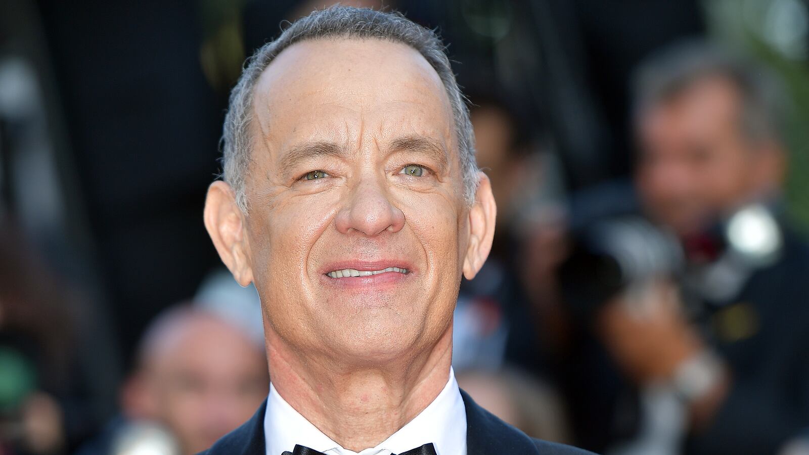 Tom Hanks on the red carpet.