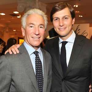 Charles Kushner and Jared Kushner attend LORD & TAYLOR Launches IVANKA TRUMP's Spring 2012 Collection at Lord & Taylor on March 28, 2012 in New York City.