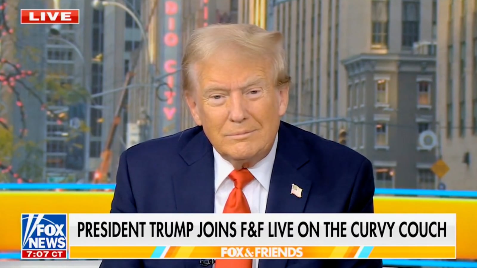 Donald Trump made a damning assessment of jokes written for him by "Fox people" during a Fox News interview.