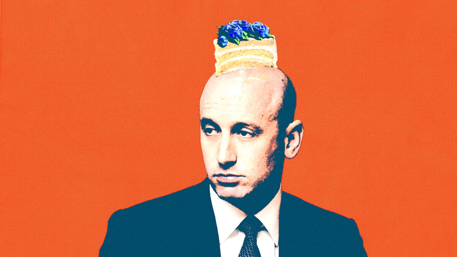 Stephen Miller's newest nickname takes the cake. illo illustration