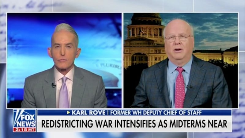 Rove speaking to Gowdy.