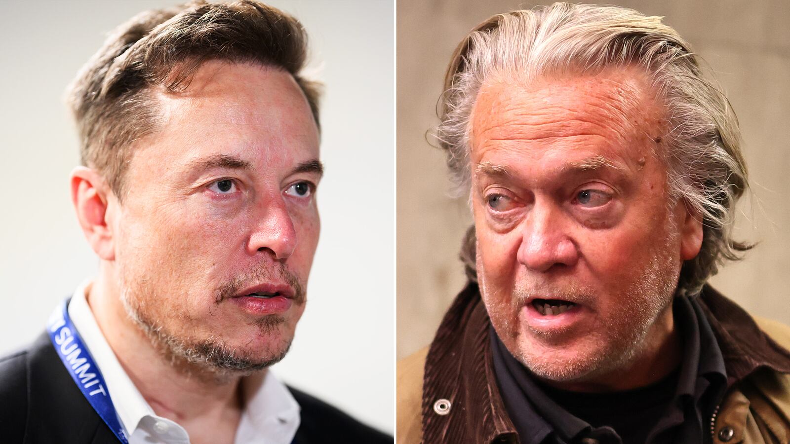 Elon Musk and Steve Bannon