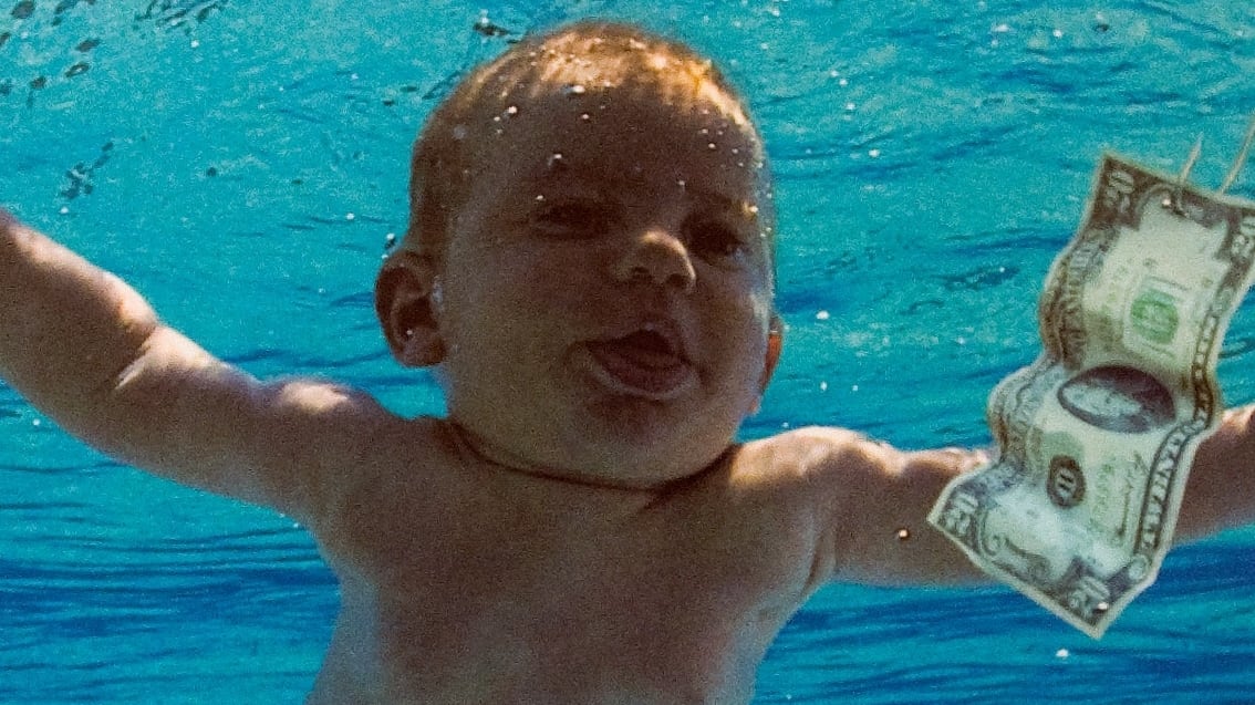 Nirvana's "Nevermind" album cover