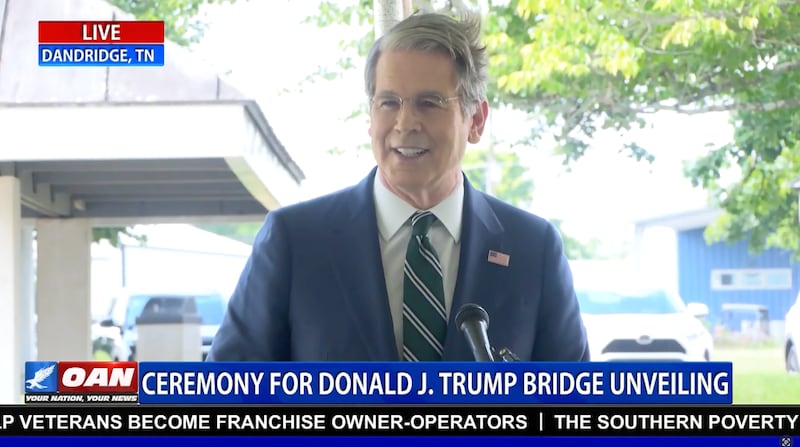 Bessent and other Trump administration officials attended Thursday's ceremony for another location that will now bear the president's name.