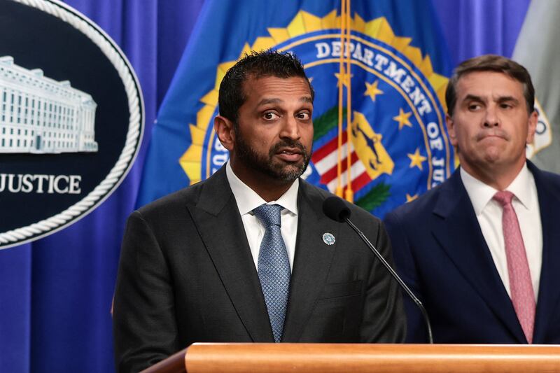 Patel's use of a government plane to attend personal engagements has come under scrutiny.