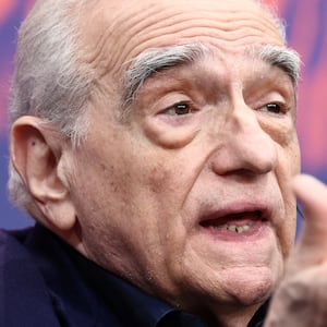 Director Martin Scorsese attends a press conference ahead of receiving the Honorary Golden Bear Award for Lifetime Achievement at the 74th Berlinale International Film Festival in Berlin, Germany, February 20, 2024. REUTERS/Liesa Johannssen