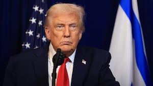 PALM BEACH, FLORIDA - DECEMBER 29: U.S. President Donald Trump holds a press conference with Israeli Prime Minister Benjamin Netanyahu at his Mar-a-Lago club on December 29, 2025 in Palm Beach, Florida. The two leaders held a bilateral meeting to discuss regional security in the Middle East as well as the U.S.-Israel partnership.