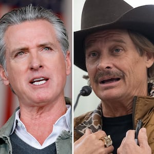 Gavin Newsom and Kid Rock