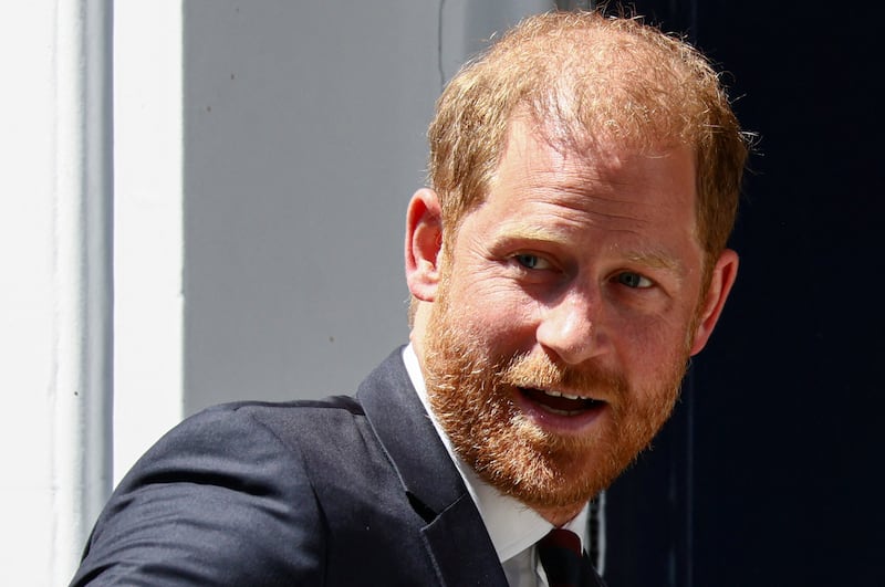 Britain's Prince Harry arrives at Chatham House as he is expected to attend the 'Invictus Games Foundation (IGF) Conversation: From Policy to Practice', for discussions on issues facing wounded, injured and sick service personnel and veterans, in London, Britain, July 7, 2026. REUTERS/Jack Taylor
