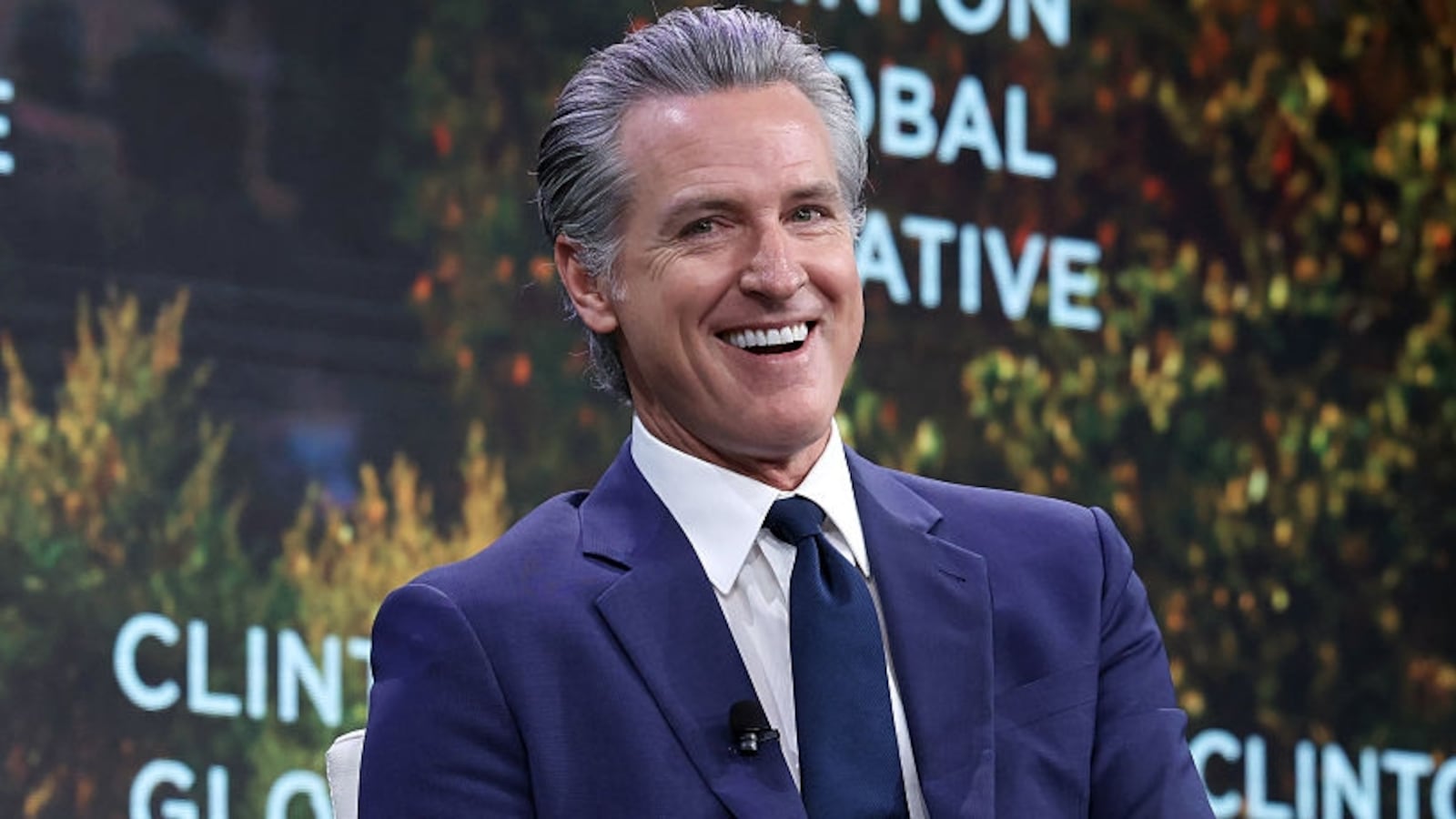 California Gov. Gavin Newsom speaks onstage during the Clinton Global Initiative 2025 Annual Meeting at New York Hilton Midtown on September 24, 2025 in New York City.