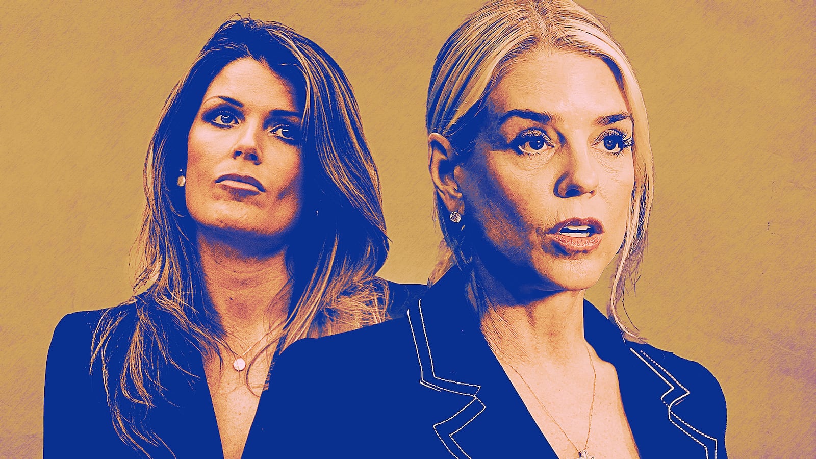 Lindsey Halligan and Pam Bondi
