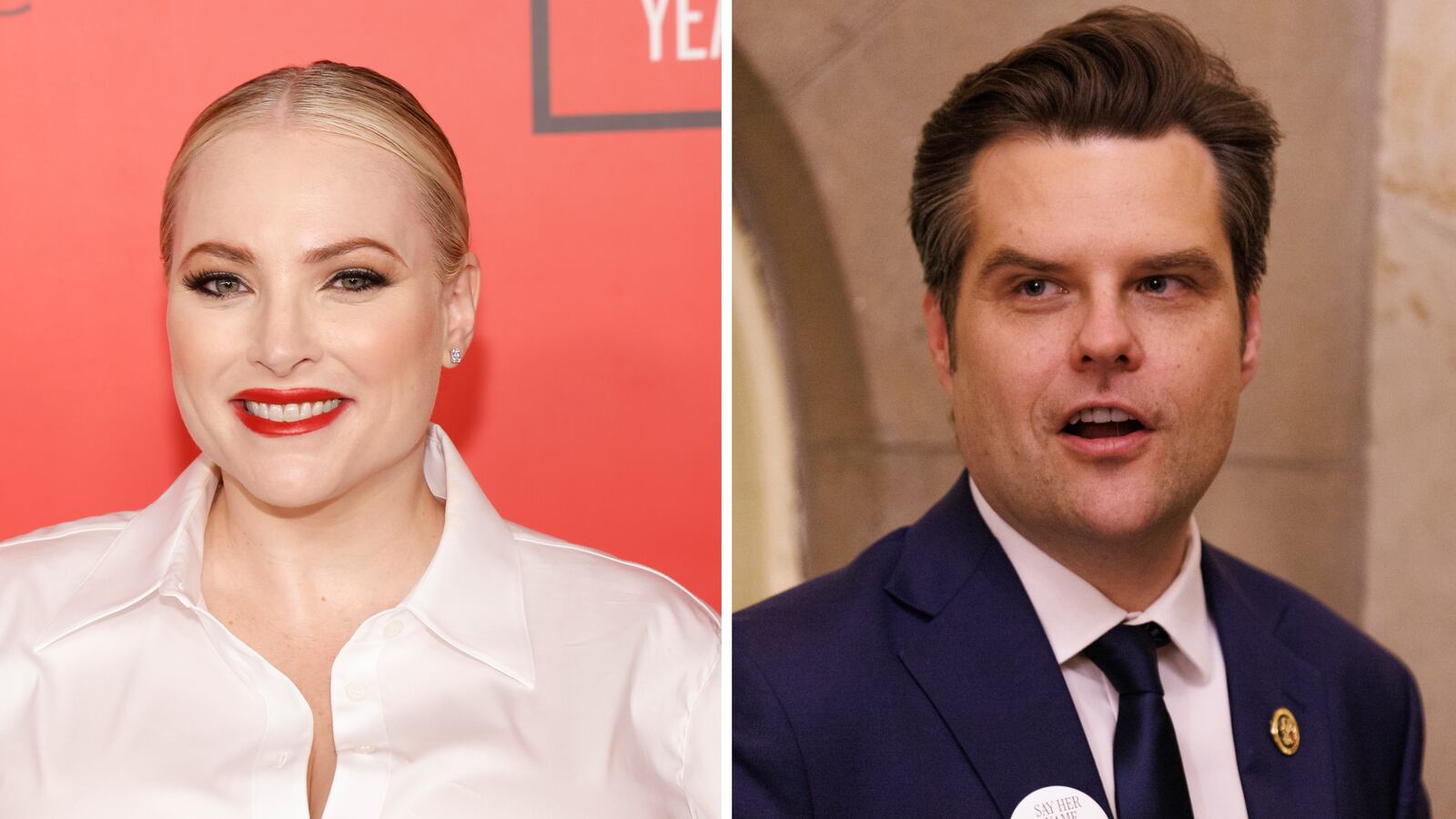 Meghan McCain and Matt Gaetz.