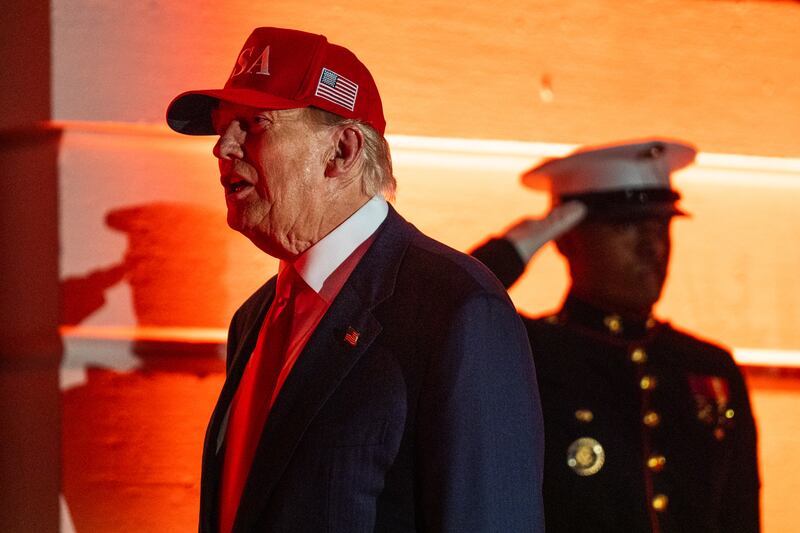 US President Donald Trump during a Halloween event at the White House on Thursday October 30, 2025.