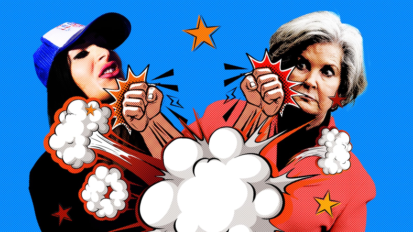 Laura Loomer and Susie Wiles are fighting.