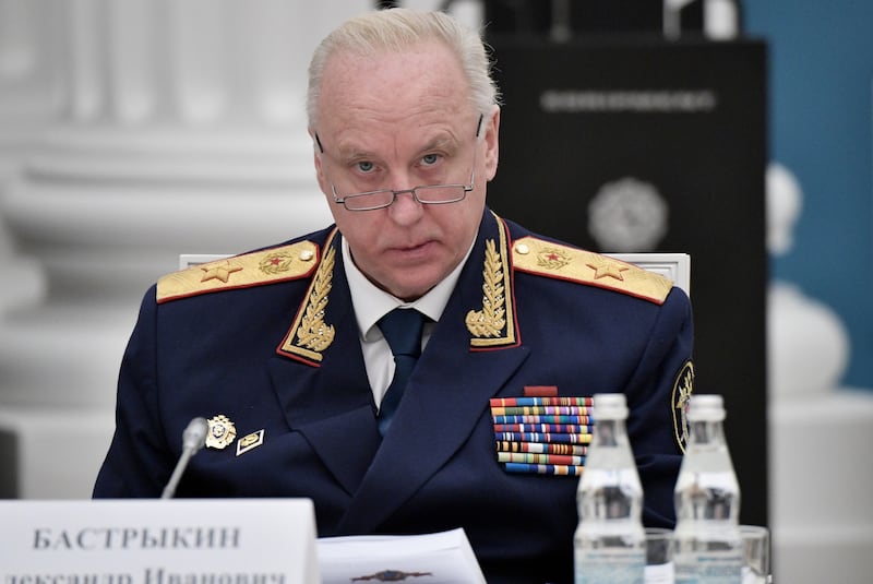 Alexander Bastrykin, head of the Investigative Committee of Russia, waits before a meeting of the Pobeda (Victory) Organizing Committee at the Kremlin in Moscow, Russia December 11, 2019. Sputnik/Aleksey Nikolskyi/Kremlin via REUTERS ATTENTION EDITORS - THIS IMAGE WAS PROVIDED BY A THIRD PARTY.
