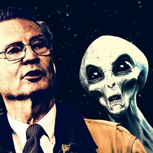 Tim Burchett and an alien