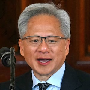 Donald Trump and Jensen Huang
