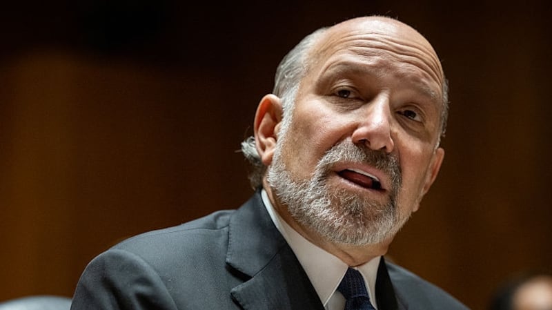 WASHINGTON DC, UNITED STATES - FEBRUARY 10: Secretary of Commerce Howard Lutnick testifies at a Senate Committee on Appropriations, Subcommittee on Commerce, Justice, Science, and Related Agencies hearing on broadband, in Washington, DC on February 10, 2026. (Photo by Nathan Posner/Anadolu via Getty Images)