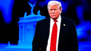 Donald Trump, arch photo illustration
