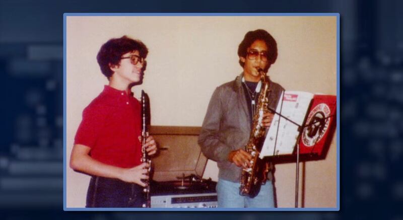 Jimmy Kimmel Live! Picture of teen Jimmy and Cleto jamming together