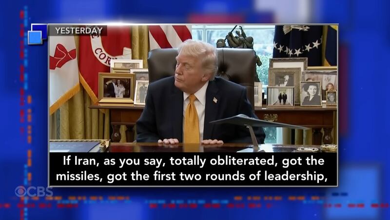 Colbert claimed Trump looked sleepy during the Q&A.