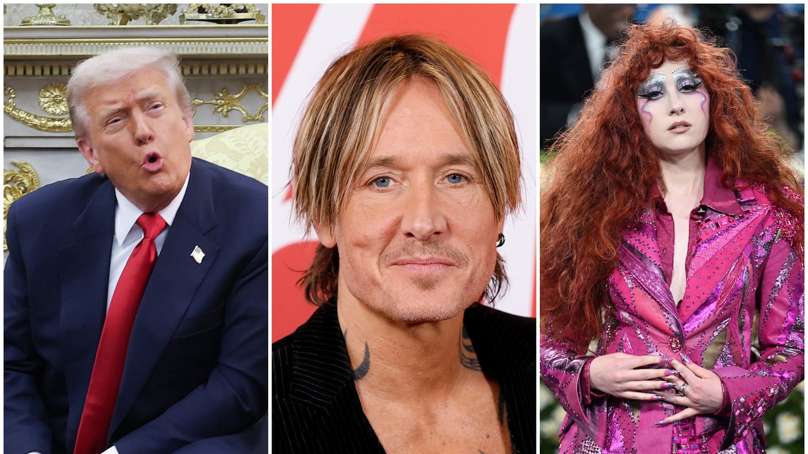 Keith Urban played Chappell Roan's "Pink Pony Club" at Mar-a-Lago, with President Trump in attendance, angering some of Roan's fans.